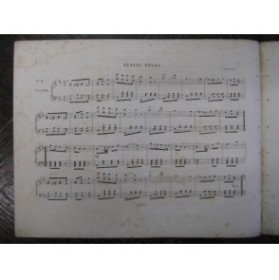 SCHUBERT P. Rubini Polka Piano 1842
