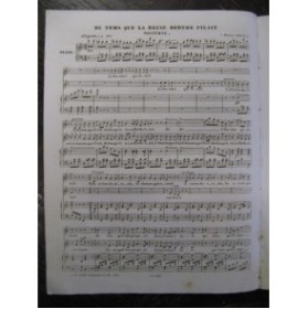 PUGET Loïsa La Reine Berthe Chant Piano 1838