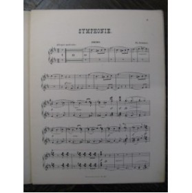 SCHUBERT Franz Symphonie Sim Piano 4 mains