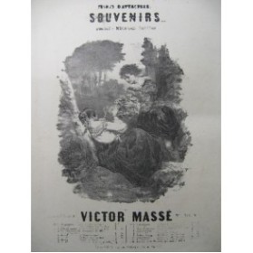 MASSÉ Victor Souvenirs Chant Piano 1860