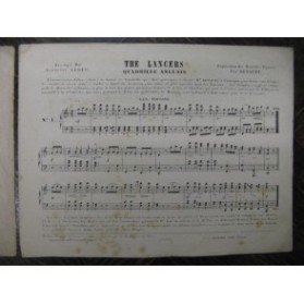 LEDUC Alphonse The Lancers Piano Danse 1853