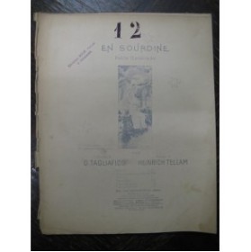 TELLAM Heinrich En Sourdine Violoncelle Piano 1899