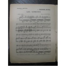 FEAUTRIER E. Les Semeurs Chant Piano 1897