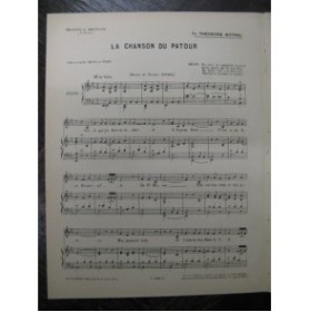 BOTREL Théodore La Chanson du Patour Chant Piano