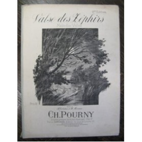 POURNY Charles Valse des Zéphirs Chant Piano XIXe
