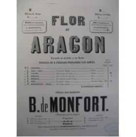 DE MONFORT B. Flor de Aragon Piano XIXe