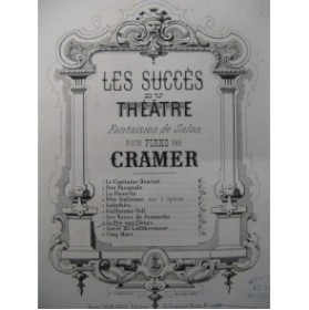 CRAMER L. Le Pré aux clercs Piano 1862