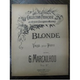 MARCAILHOU Gatien Blonde Piano