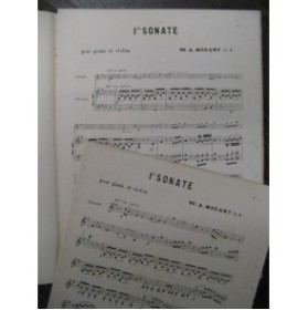 MOZART W. A. Sonate No 1 Violon Piano