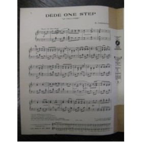 CHRISTINÉ Henri Dédé One Step Piano 1922