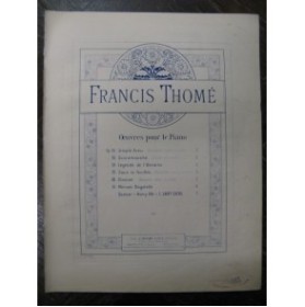THOMÉ Francis Sous la Feuillée Piano ca1900