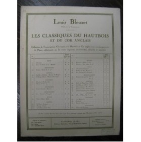 MOZART W. A. Quatuor en La Hautbois Piano 1947