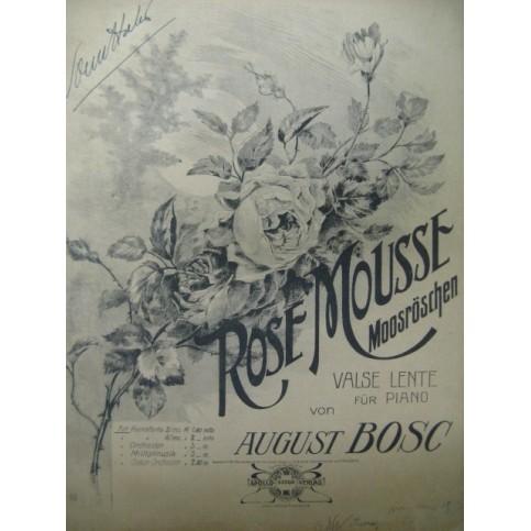 BOSC August Rose Mousse Piano