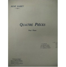 RABEY René Graçieuse Infante Piano 1930