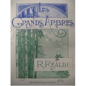 REALDI R. Les Grands Arbres Chant Piano