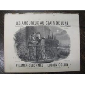 COLLIN Lucien Les Amoureux Chant Piano XIXe
