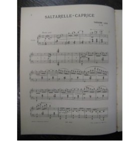 LACK Théodore Saltarelle Caprice Piano 1889