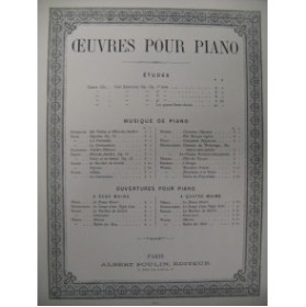 WEBER Robin des Bois Ouverture Piano XIXe