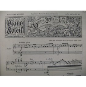 BIZET Georges Duo de Carmen Piano 1893