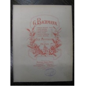 BACHMANN Georges Succès-Mazurk Piano XIXe