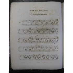 MENDELSSOHN 6 Romances Piano ca1850