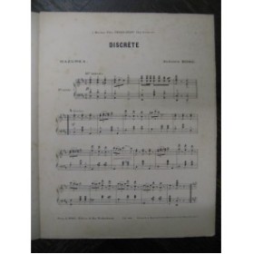 BOSC August Discrète Piano L. Burret 1895