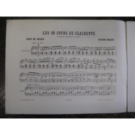 ROGER Victor les 28 Jours de Clairette Piano ca1895