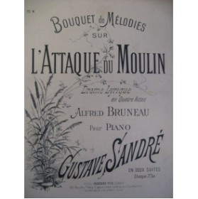 SANDRÉ Gustave L'attaque du Moulin 2 Piano 1895