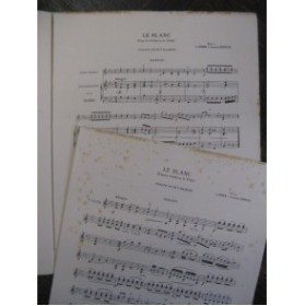 LE BLANC Sonate en Mib Majeur Violon Piano 1908