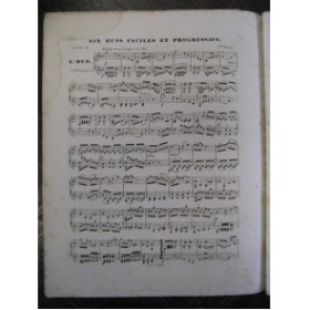 MAZAS F. 6 Duos pour 2 Violons op. 38 3 ca1860