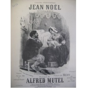 MUTEL Alfred Jean Noël Chant Piano XIXe