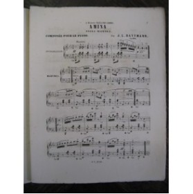 BATTMANN J. L. Amina Piano 1864