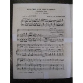 VILLEBICHOT Rien n'est sacré Chant Piano ca1865