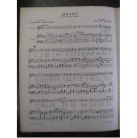 DE BEATTI Henri Ma-Oui Chant Piano
