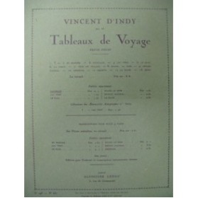 D'INDY Vincent Paturage Piano 1920