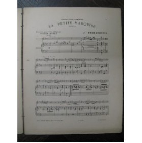 DESMARQUOY Jules La Petite Marquise Violon Piano XIXe