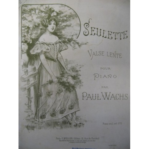 WACHS Paul Seulette Piano