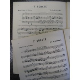 MOZART W. A. Sonate No 7 Violon Piano