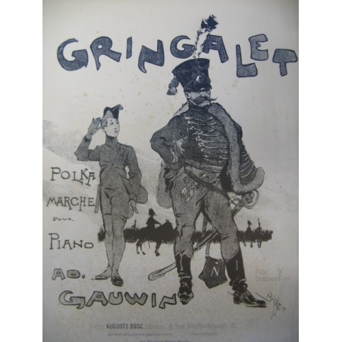 GAUWIN Ad. Gringalet Burret Piano XIXe