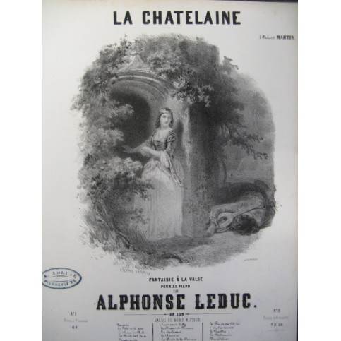 LEDUC Alphonse La Chatelaine Piano XIXe