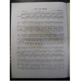 PUGET Loïsa Plus de Mère Piano Chant 1839