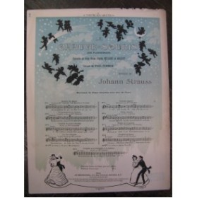STRAUSS Johann La Chauve Souris No 1 Chant Piano 1905