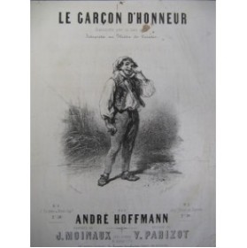 PARIZOT Victor Le Garçon d'Honneur Chant Piano ca1840