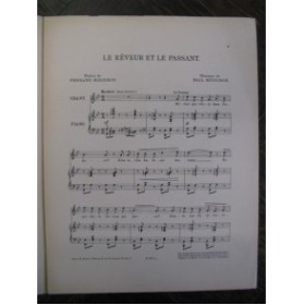 ROUGNON Paul Le Rêveur et le Passant Chant Piano