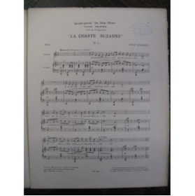 GILBERT Jean La Chaste Suzanne Chant Piano 1913