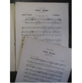 BEMBERG H. Chant Hindou Chant Piano Violoncelle
