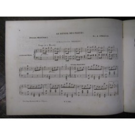 STRAUSS Johann Réveil des Fleurs Piano 1853