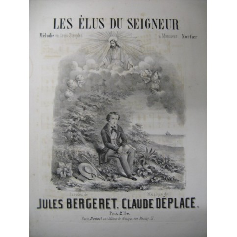 DÉPLACE Claude Les élus du Seigneur Chant Piano ca1850