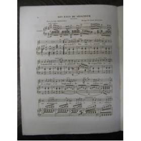 DÉPLACE Claude Les élus du Seigneur Chant Piano ca1850