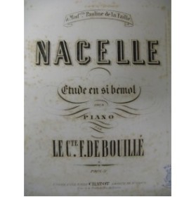 DE BOUILLÉ Nacelle Piano XIXe